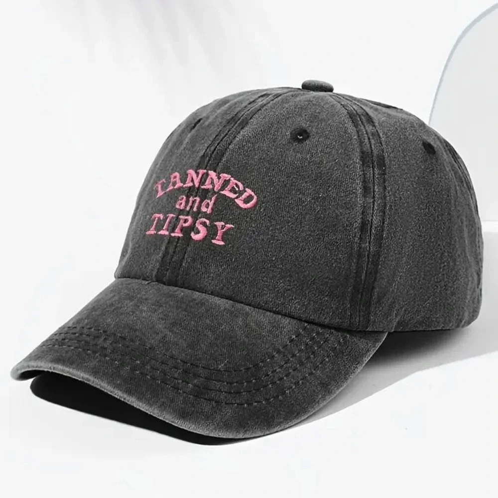 TANNED AND TIPSY ❤️🔥 NWT BLACK AND PINK HAT